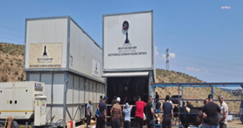 İzmir Büyükşehir Belediyesi, Kurban Bayramı’nda kentin dört bir yanında hizmet