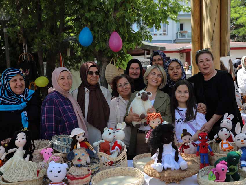 30 Ağustos Mahallesi’nde geleneksel el sanatları merkezi tarafından anlamlı bir