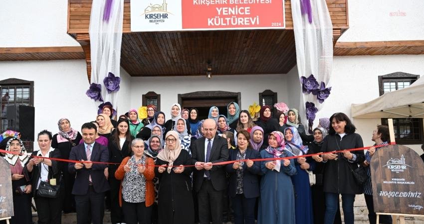Kırşehir Belediye Başkanı Selahattin Ekicioğlu, Yenice Mahallesi Kültürevi ve Bahçelievler
