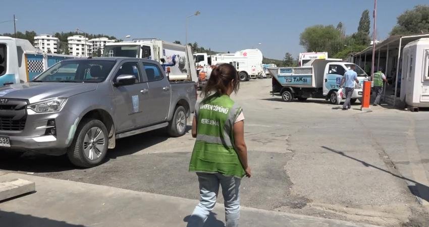 Kuşadası Belediyesi Temizlik İşleri Müdürlüğü’nde şoför olarak görev yapan Gamze