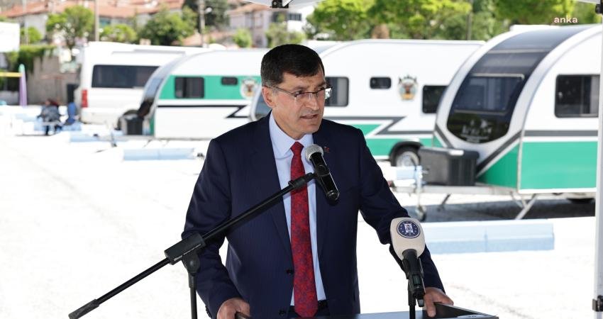 Kütahya Belediyesi, Karavan Kamp Alanı'nın açılışını gerçekleştirdi. Belediye Başkanı Eyüp Kahveci,