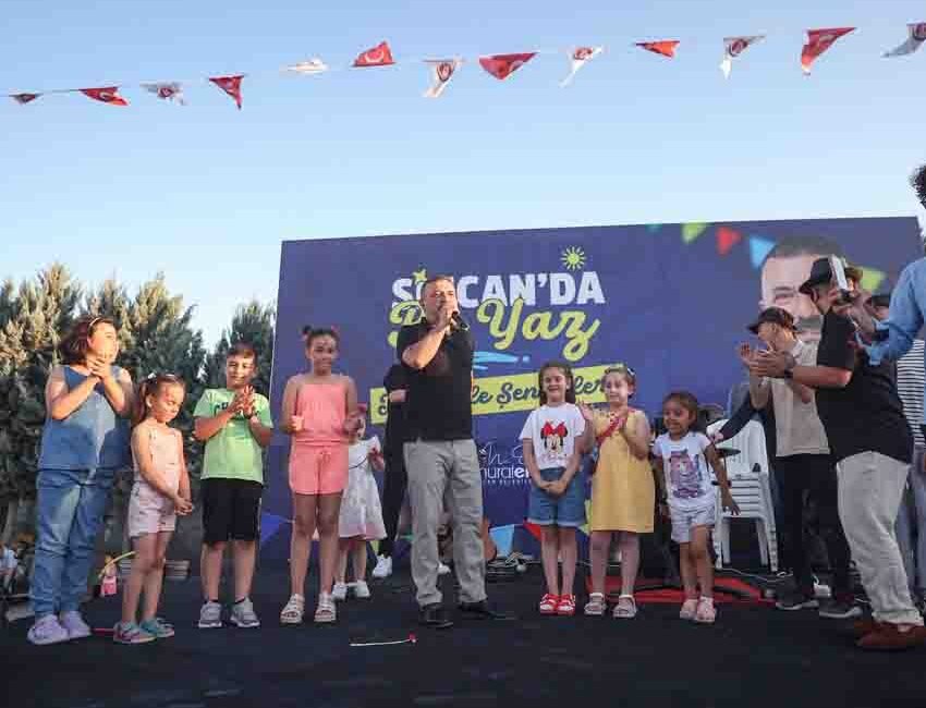 Sincan Belediyesi Mahalle Şenlikleri ile eğlenceyi çocukların ayağına getirdi. İlki