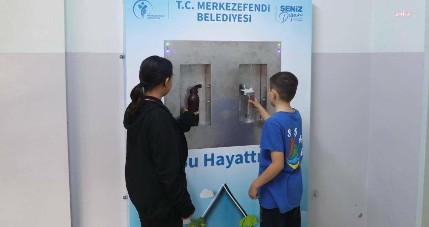 Merkezefendi Belediyesi, öğrencilerin temiz ve sağlıklı suya erişimini sağlamak amacıyla
