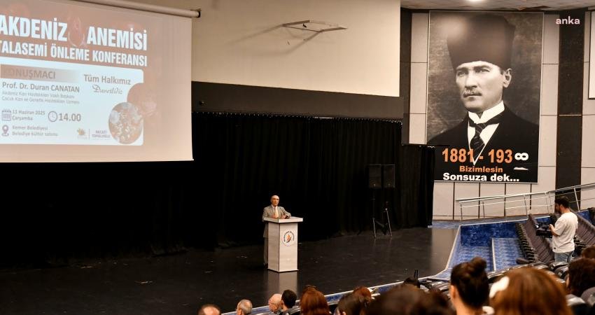 Muratpaşa Belediyesi’nin düzenlendiği Akdeniz Anemisi Talasemi Önleme Konferansı’nda, Akdeniz Kan