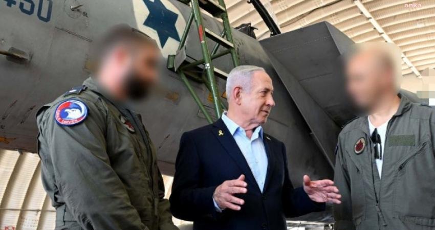 İsrail Başbakanı Benjamin Netanyahu, Tel Nof Üssü'nde, İsrail Hava Kuvvetleri'nin