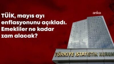 TÜİK, Mayıs ayı Tüketici Fiyat Endeksi (TÜFE) verilerini açıkladı. TÜİK'in mayıs