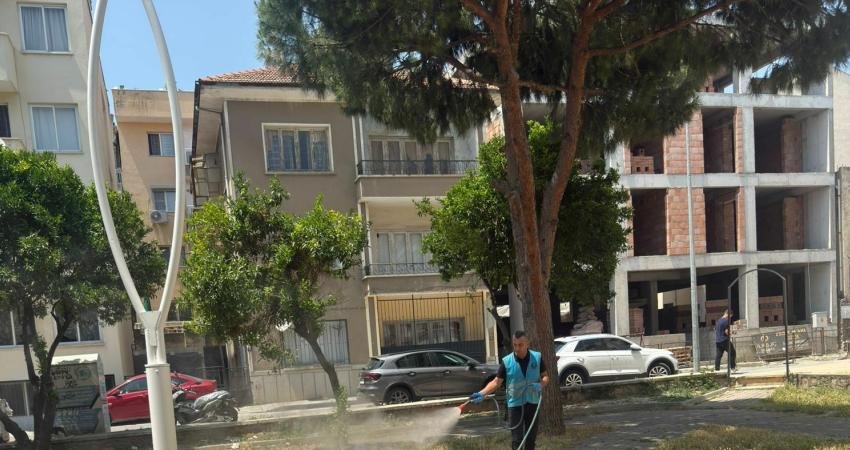 Söke Belediyesi, yaz mevsiminin gelmesiyle özellikle park, bahçe ve yeşil