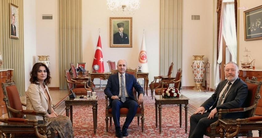 Türkiye Büyük Millet Meclisi (TBMM) Başkanı Numan Kurtulmuş, DEM Parti