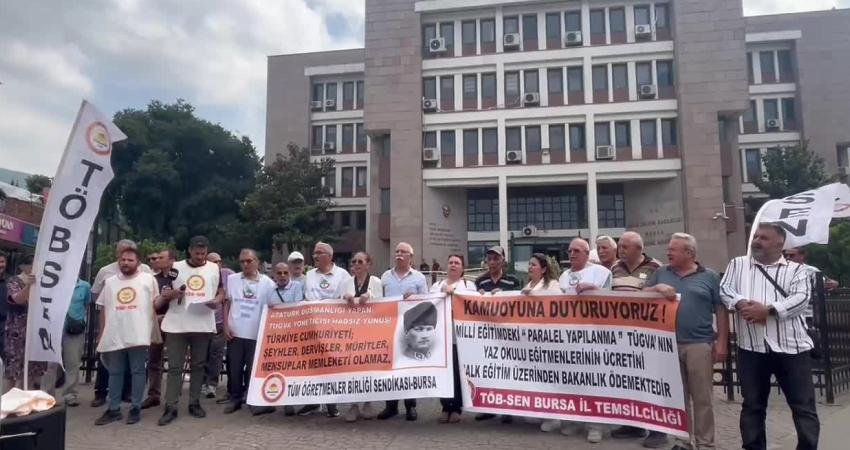 TÖBSEN, TÜGVA yaz okulu eğitmenlerinin ücretlerinin Halk Eğitim üzerinden Milli