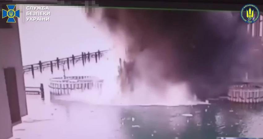 Ukrayna Güvenlik Servisi (SBU), Rusya'yı, işgal altındaki Kırım'a bağlayan stratejik