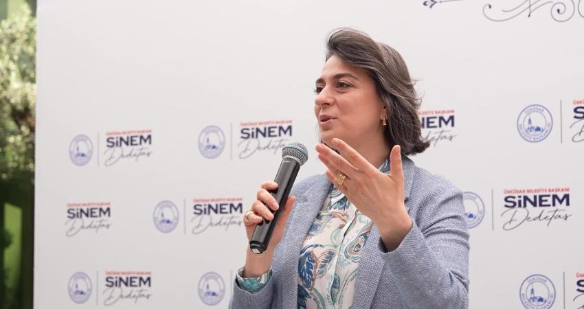 Üsküdar Belediye Başkanı Sinem Dedetaş, Kurban Bayramı dolayısıyla belediye çalışanlarıyla