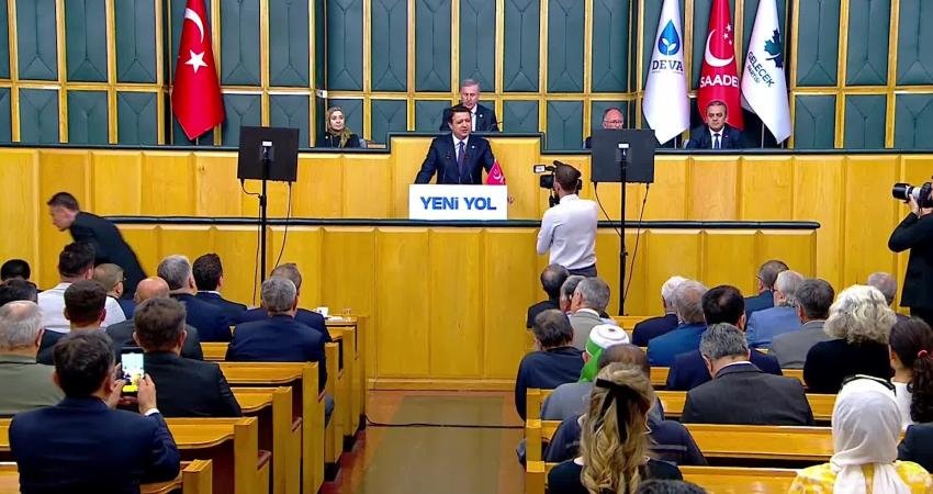 Saadet Partisi Genel Başkanı Mahmut Arıkan, Yeni Yol Grup toplantısında