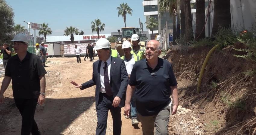 Yenişehir Belediyesi tarafından yapımına devam edilen kütüphane ve oyuncak müzesinin