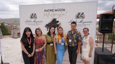 Nevşehir'in Ürgüp ilçesinde düzenlenen Uluslararası Little Mozart's Piyano ve Keman
