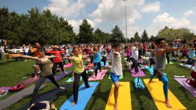Çankaya Belediyesi, Sports International iş birliğiyle "Enerji Dolu Parklar" etkinliği