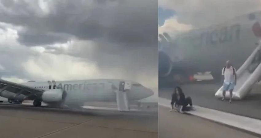 ABD’nin Denver Uluslararası Havalimanı’nda American Airlines şirketine ait Denver-Miami seferini
