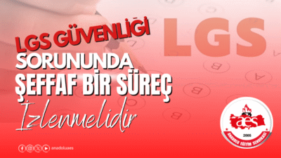 Anadolu Eğitim Sendikası (AES),  963 bin 142 öğrencimizin aileleri ile