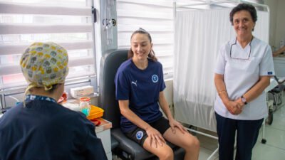 Aydın Büyükşehir Belediyespor Kadın Voleybol Takımı, yeni sezon öncesi sağlık