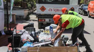 Elektrikli ve elektronik atıkların toplanmasında yeni dönemi başlatan Çankaya Belediyesi'nin