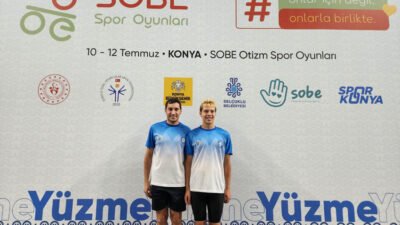 Konya’da düzenlenen Özel Sporcular Sobe Spor Oyunları Yüzme Türkiye Şampiyonası’nda