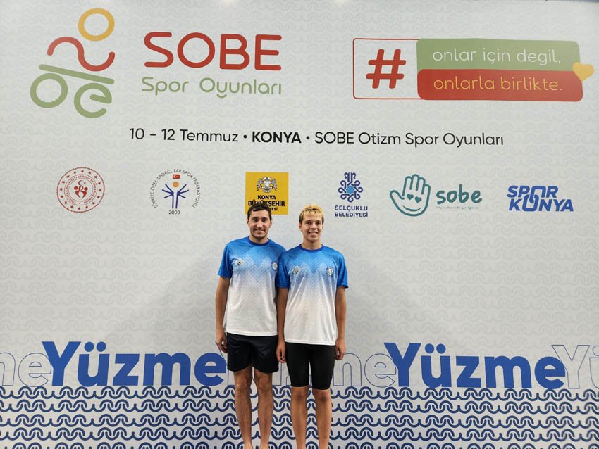Konya’da düzenlenen Özel Sporcular Sobe Spor Oyunları Yüzme Türkiye Şampiyonası’nda
