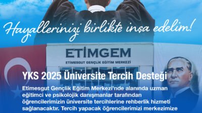 Etimesgut Belediyesi, üniversite sınavına giren gençlerin yanında olmaya devam ediyor!