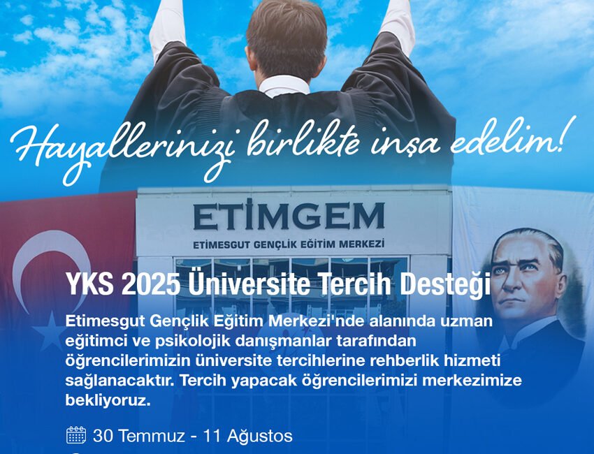 Etimesgut Belediyesi, üniversite sınavına giren gençlerin yanında olmaya devam ediyor!