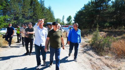 Ankara'nın gözde doğal alanlarından Eymir Gölü çevresinde 26 Temmuz 2025