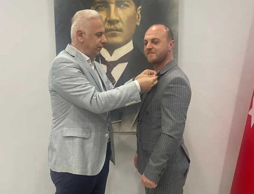 Zafer Partisi Rize İl Başkanı Hüseyin Karaman, Çayeli İlçe Başkanlığı'na