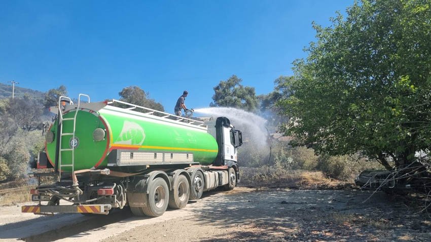 İzmir’in Çeşme ve Ödemiş ilçelerinde ormanlık alanlarda çıkan yangınlara Eskişehir
