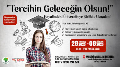 Mamak Belediyesi, üniversite adaylarının geleceğini şekillendirecek tercih sürecinde gençlerin yanında