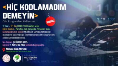 Mamak Belediyesi, İlçe Milli Eğitim Müdürlüğü iş birliğiyle, 12 yaş