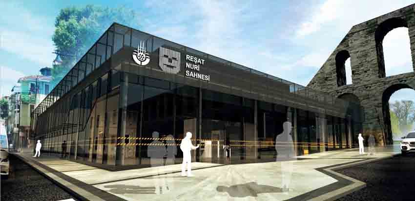 İBB, Fatih’te yer alan Reşat Nuri Sahnesi’ni kapsamlı bir yenileme
