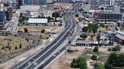 Ankara Büyükşehir Belediyesi tarafından Anadolu Bulvarı ile Bağdat Caddesi’nin kesişiminde