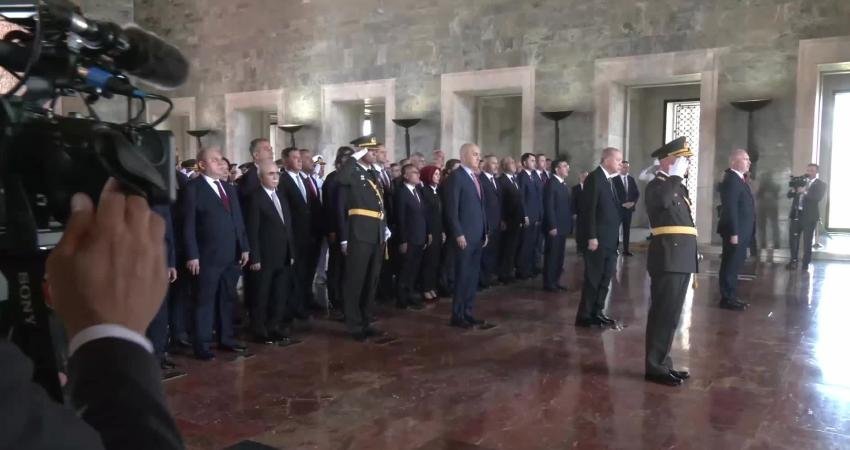 30 Ağustos Zafer Bayramı'nın 103'ncü yıl dönümü dolayısıyla Cumhurbaşkanı Recep
