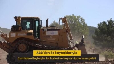 Ankara Büyükşehir Belediyesi, Çamlıdere Beşbeyler Mahallesi’nde kendi imkânlarıyla başlattığı hayvan