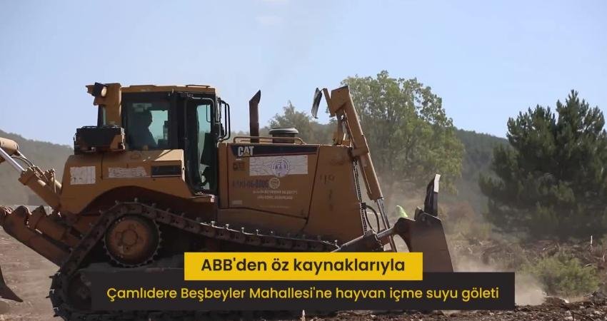 Ankara Büyükşehir Belediyesi, Çamlıdere Beşbeyler Mahallesi’nde kendi imkânlarıyla başlattığı hayvan