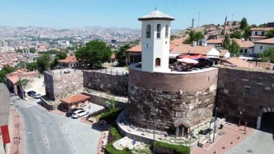 Ankara Büyükşehir Belediyesi (ABB), Ankara Kalesi’nde yürüttüğü restorasyon çalışmaları kapsamında