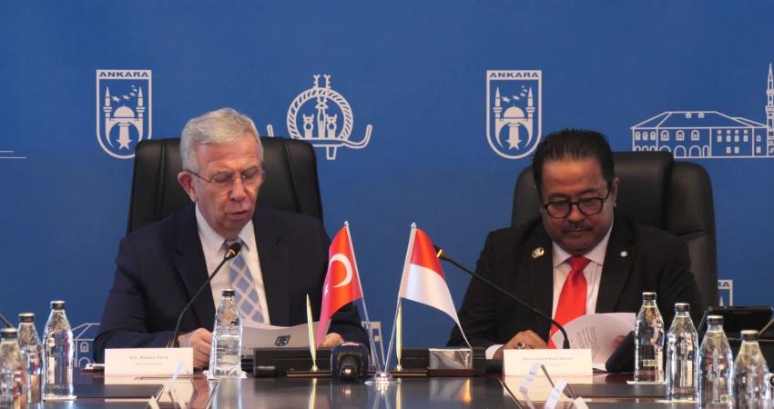 Ankara ve Endonezya’nın başkenti Cakarta’nın kardeş kent olması için ön