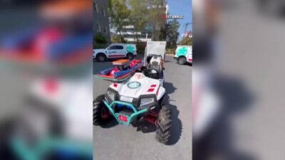 Sağlık Bakanı Kemal Memişoğlu, acil müdahalelerde kullanılacak ATV ambulans prototipini