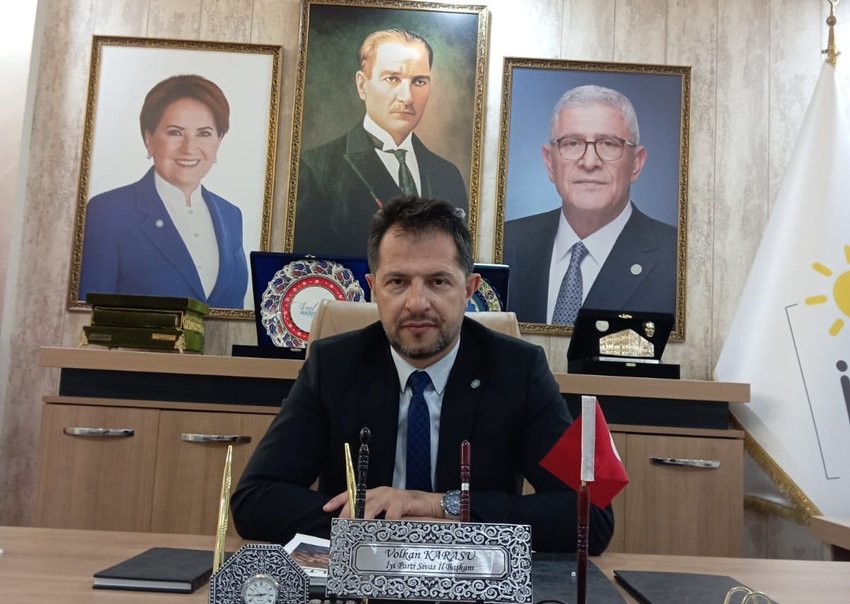 İYİ Parti Sivas İl Başkanı Volkan Karasu, kentteki bazı oda