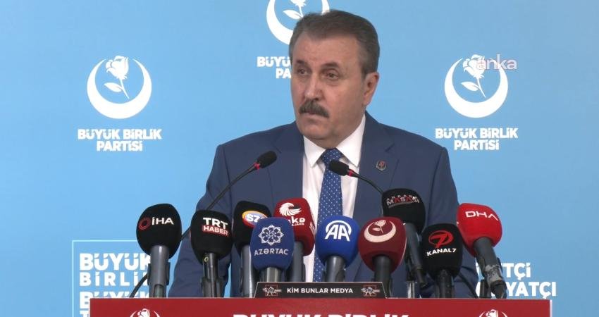 Büyük Birlik Partisi (BBP) Genel Başkanı Mustafa Destici, İsrail'in Gazze'ye