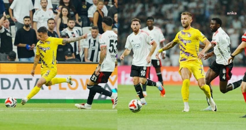 Trendyol Süper Lig'in 2. haftasında Beşiktaş sahasında İkas Eyüpspor'u 2-1