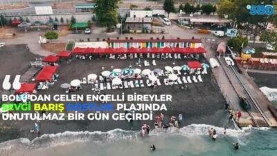 Bolu’dan gelen 60 özel birey ve yakınları, Karadeniz Ereğli Belediyesi’nin