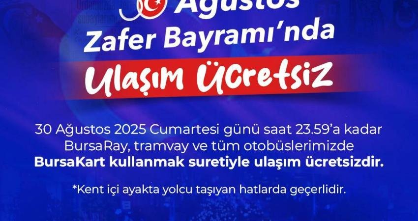 Bursa Büyükşehir Belediyesi, vatandaşların tören ve kutlamalara kolaylıkla ulaşabilmesini sağlamak