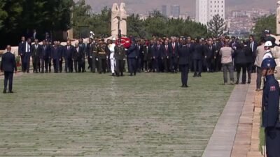 Cumhurbaşkanı Recep Tayyip Erdoğan ve devlet erkanı 30 Ağustos Zafer