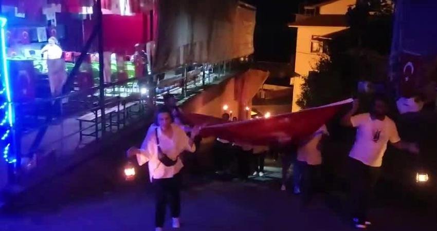 Rize’nin merkez ilçesine bağlı Bozkale köyünde 30 Ağustos Zafer Bayramı’nın