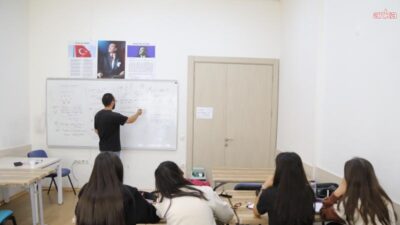 Çankaya Belediyesi Destek Eğitim Merkezleri'nde düzenlenen ücretsiz Yükseköğretim Kurumları Sınavı'na