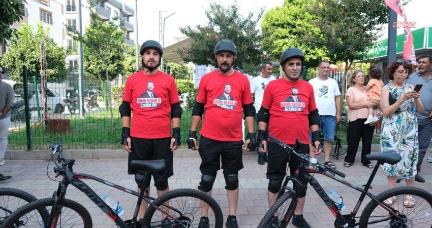 CHP Ceyhan Gençlik Kolları, tutuklu belediye başkanlarına dikkat çekmek için "Özgürlük
