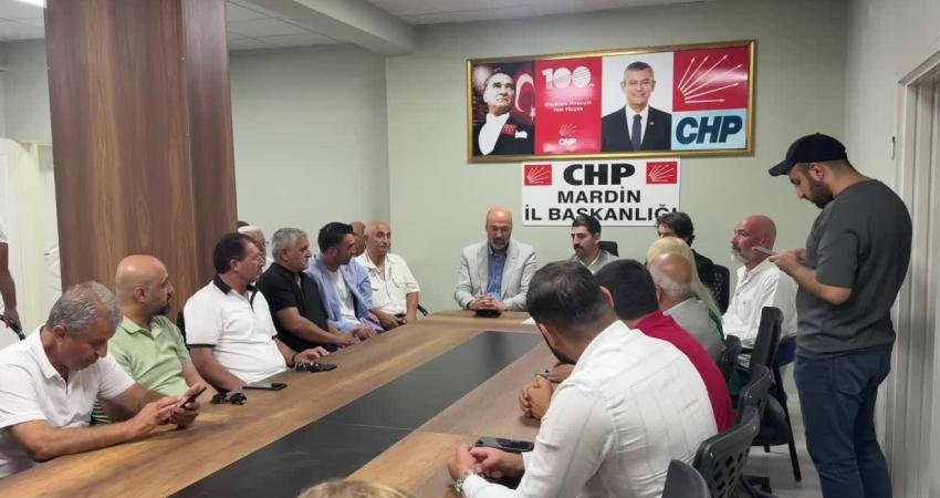 CHP milletvekilleri ve PM üyelerinin saha çalışmaları kapsamında Mardin’de temaslarda